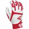 Easton Gametime Batting Gloves - White Red