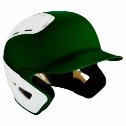 Mizuno B6 Batting Helmet 2Tone - Forest, White