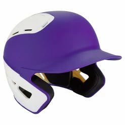 Mizuno B6 Batting Helmet 2Tone - Purple White