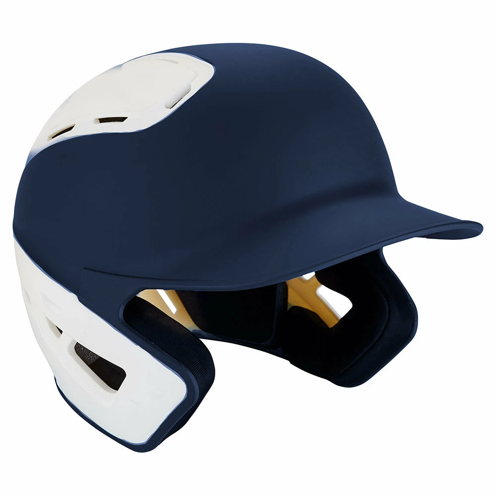 Mizuno B6 Batting Helmet 2Tone - Navy White 3 Mizuno B6 Batting Helmet 2Tone - Navy White