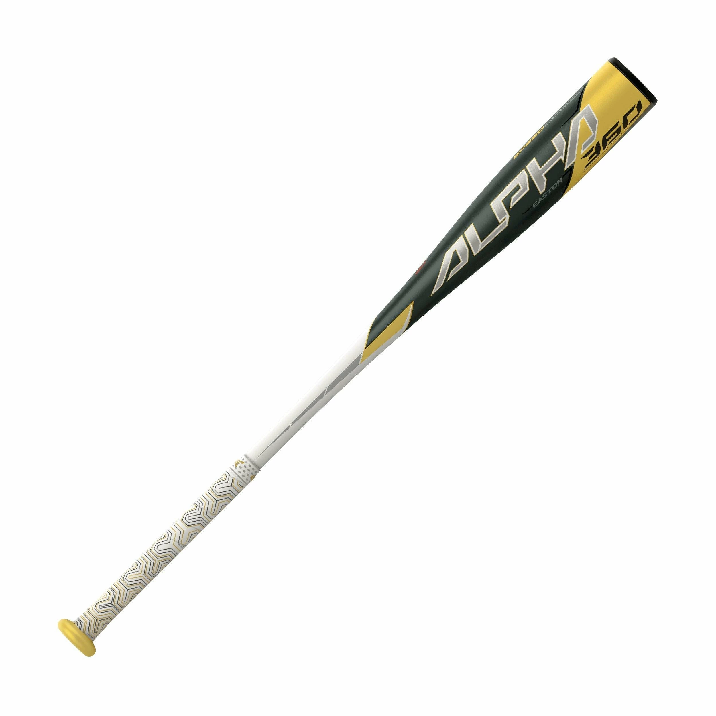 Easton 2020 Alpha 360 (-13) USA Approved Bat 2 1/2" - White Gold 3 Easton 2020 Alpha 360 (-13) USA Approved Bat 2 1/2" - White Gold