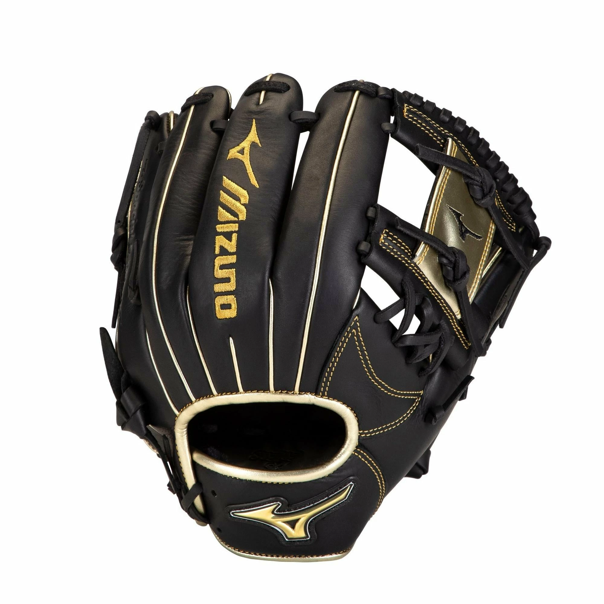 Mizuno MVP Prime SE 11.50" Infield Glove - Black Gold 3 Mizuno MVP Prime SE 11.50" Infield Glove - Black Gold