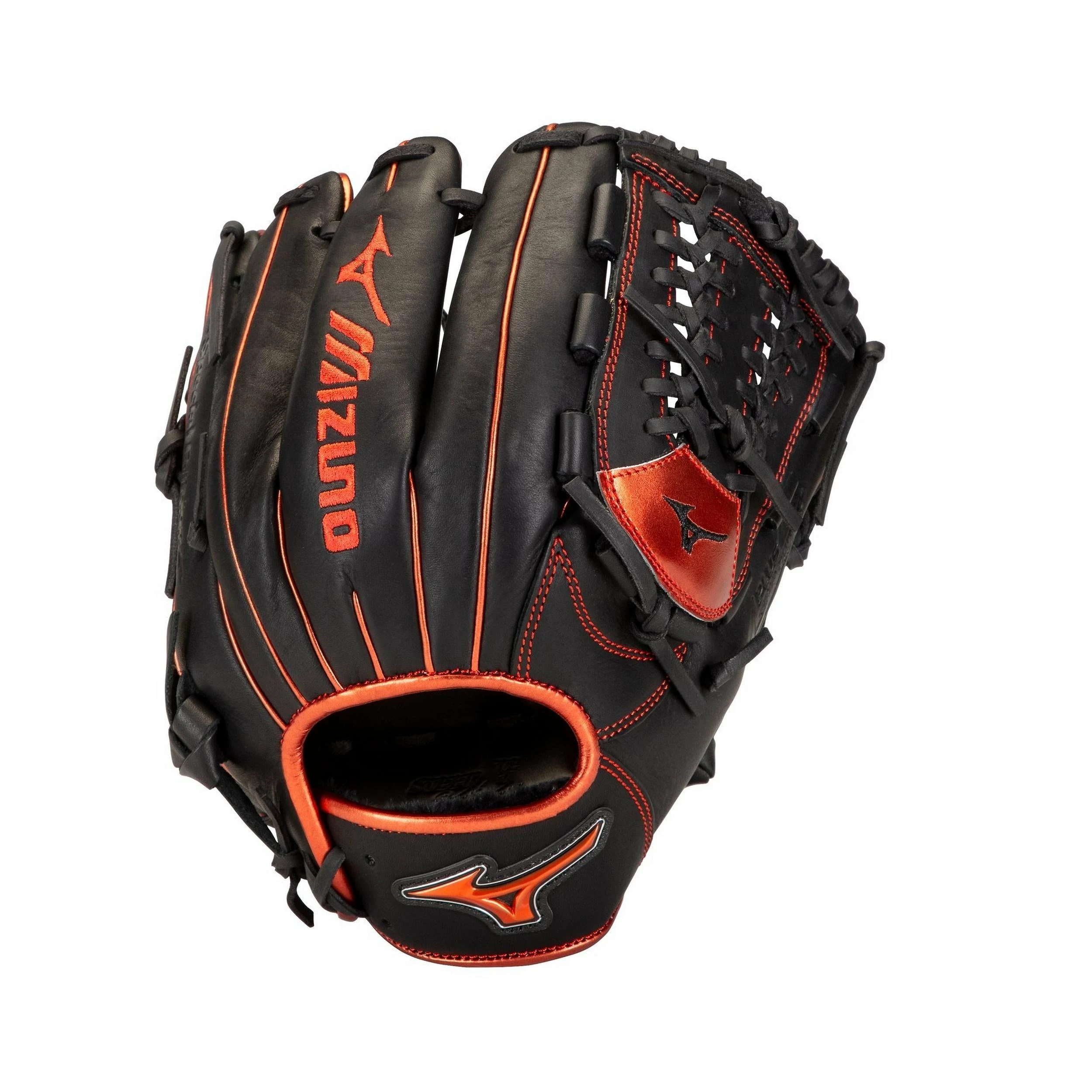 Mizuno MVP Prime SE 11.75" Infield Glove - Black Red 3 Mizuno MVP Prime SE 11.75" Infield Glove - Black Red