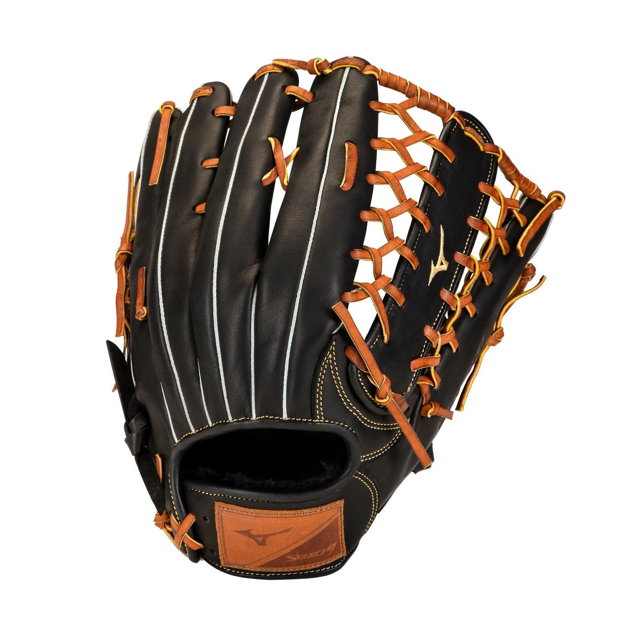 Mizuno Select 9 GSN1250 12.50" Outfield Baseball Glove - Black Brown 3 Mizuno Select 9 GSN1250 12.50" Outfield Baseball Glove - Black Brown