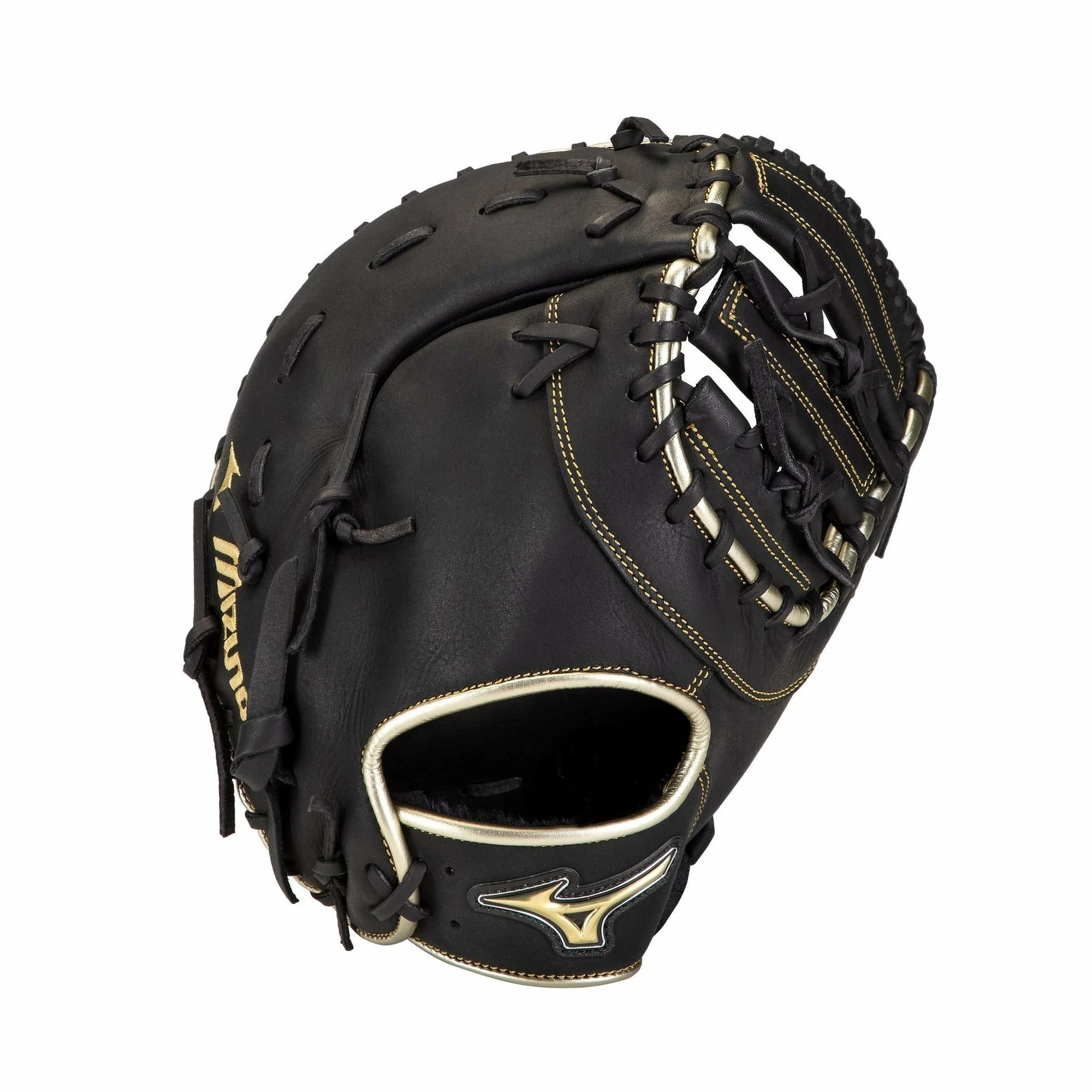 Mizuno MVP Prime SE 12.50" 1st Base Mitt - Black Gold 3 Mizuno MVP Prime SE 12.50" 1st Base Mitt - Black Gold