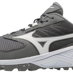 Mizuno Women's Dominant All-Surface Mid Turf Shoe - Gray White
