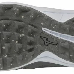 Mizuno Women's Dominant All-Surface Mid Turf Shoe - Gray White 9 Mizuno Women's Dominant All-Surface Mid Turf Shoe - Gray White -Mizuno Sales Store 320573 9100 02