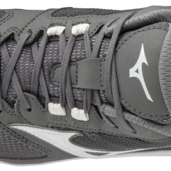 Mizuno Women's Dominant All-Surface Mid Turf Shoe - Gray White 10 Mizuno Women's Dominant All-Surface Mid Turf Shoe - Gray White -Mizuno Sales Store 320573 9100 04