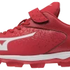Mizuno Youth Select Nine JR Low Molded Cleats - Red White 1 Mizuno Youth Select Nine JR Low Molded Cleats - Red White -Mizuno Sales Store 320581 1000