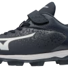 Mizuno Youth Select Nine JR Low Molded Cleats - Navy White