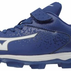 Mizuno Youth Select Nine JR Low Molded Cleats - Royal White