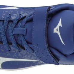 Mizuno Youth Select Nine JR Low Molded Cleats - Royal White -Mizuno Sales Store 320581 5200 04