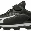 Mizuno Youth Select Nine JR Low Molded Cleats - Black White