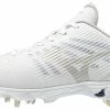 Mizuno 9-Spike Ambition Low Metal Cleats - White