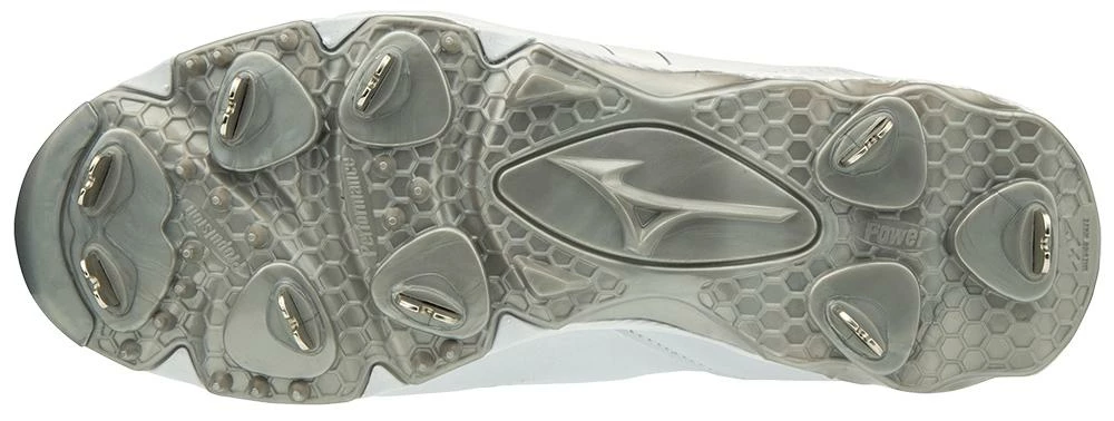 Mizuno 9-Spike Swift 6 Cleats - White 5 Mizuno 9-Spike Swift 6 Cleats - White - Image 3