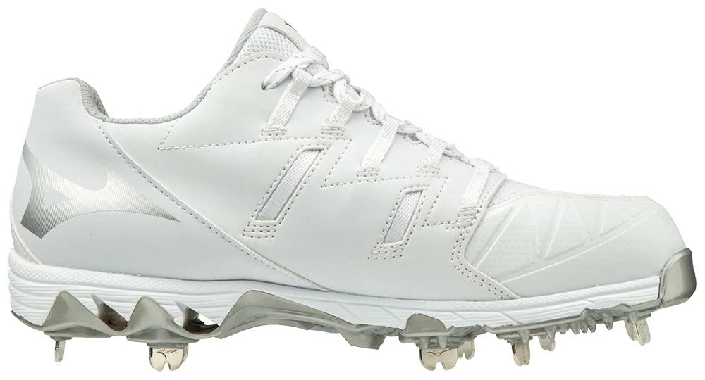 Mizuno 9-Spike Swift 6 Cleats - White 4 Mizuno 9-Spike Swift 6 Cleats - White - Image 2