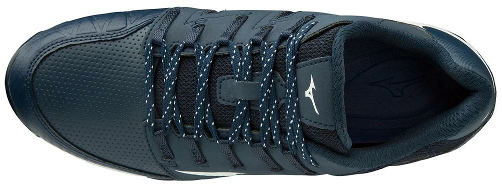 Mizuno 9-Spike Swift 6 Cleats - Navy White 6 Mizuno 9-Spike Swift 6 Cleats - Navy White - Image 4