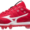 Mizuno Women's 9-Spike Advanced Finch Elite 5 FP Cleats - Red White