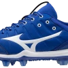 Mizuno Women's 9-Spike Advanced Finch Elite 5 FP Cleats - Royal White -Mizuno Sales Store 320639 5200