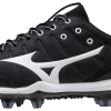 Mizuno Women's 9-Spike Advanced Finch Elite 5 FP Cleats - Black White -Mizuno Sales Store 320639 9000
