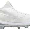 Mizuno Dominant Knit Women's Metal Softball Cleat - White