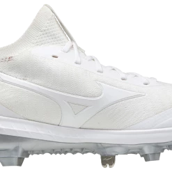 Mizuno Dominant Knit Women's Metal Softball Cleat - White