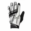 Mizuno F-257 Women's Softball Batting Gloves - White Black