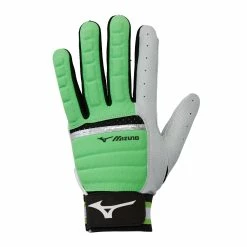 Mizuno B-130 Batting Gloves - Lime Black