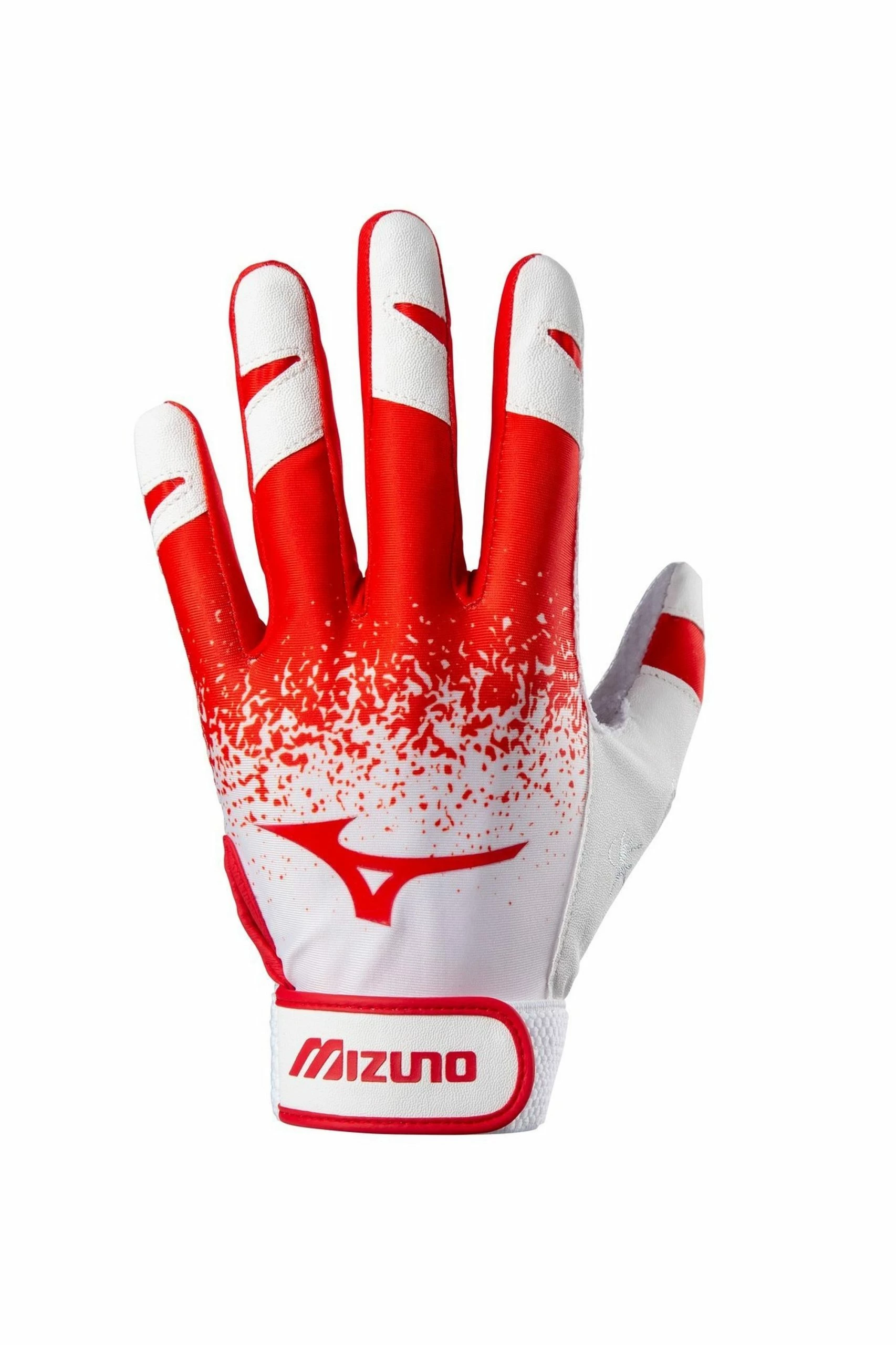 Mizuno Women's Finch Softball Batting Gloves - Red White 3 Mizuno Women's Finch Softball Batting Gloves - Red White