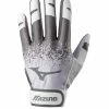 Mizuno Women's Finch Softball Batting Gloves - Gray White -Mizuno Sales Store 330420 9191 scaled