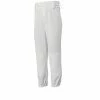 Mizuno Youth MVP Pull Up Baseball Game Pant - White