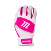 Marucci Badge Coach Pitch T-Ball Batting Glove - White Pink