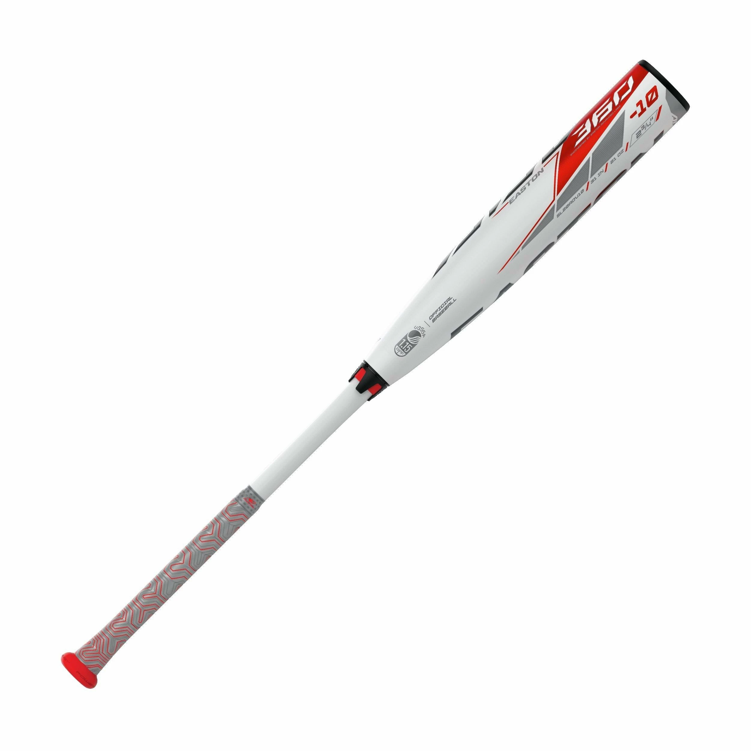 Easton 2020 ADV 360 (-10) Sr League Bat 2 3/4" - White Red 4 Easton 2020 ADV 360 (-10) Sr League Bat 2 3/4" - White Red - Image 2