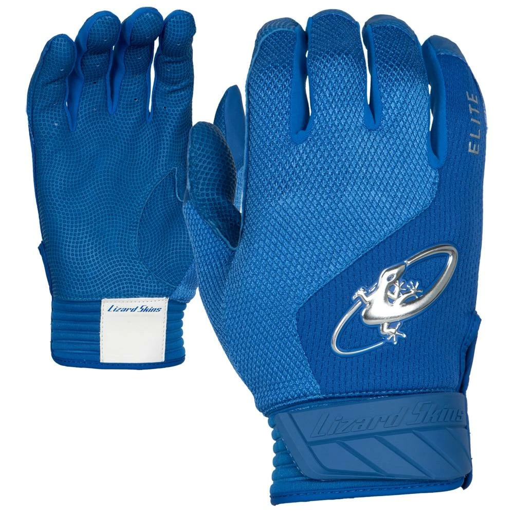 Lizard Skins Komodo Elite V2 Batting Gloves - True Blue 3 Lizard Skins Komodo Elite V2 Batting Gloves - True Blue