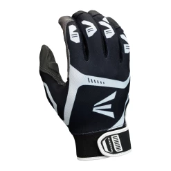 Easton Gametime VRS Batting Youth Gloves - Black Gray