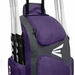 Easton Traveler Standup Wheeled Bag - Charcoal Purple