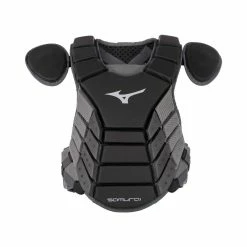 Mizuno 2019 Samurai 14" Chest Protector Youth - Black Gray