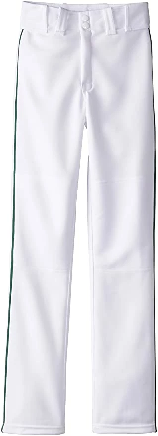 Easton Youth Quantum Plus Pant With Piping - White Dark Green 3 Easton Youth Quantum Plus Pant With Piping - White Dark Green