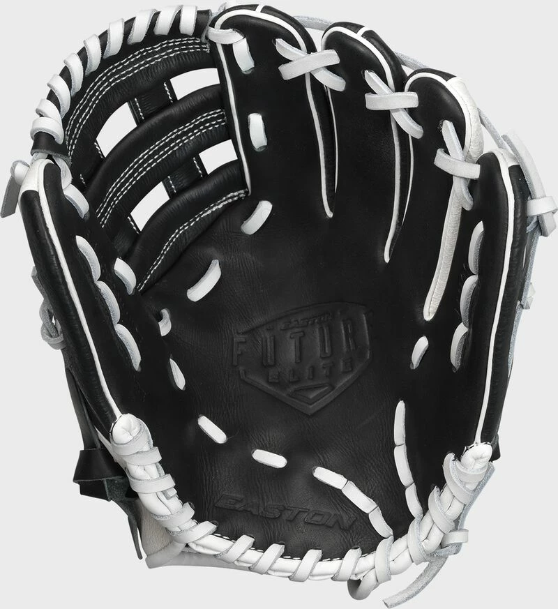 Easton Future Elite Youth 11.00" Infield Glove - Black White 4 Easton Future Elite Youth 11.00" Infield Glove - Black White - Image 2