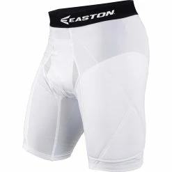 Easton Adult Extra Padded Sliding Short - White