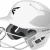 Easton Alpha Solid Helmet With Baseball Facemask - White 2 Easton Alpha Solid Helmet With Baseball Facemask - White -Mizuno Sales Store A168530 White