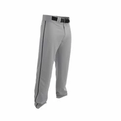 Easton Adult Rival 2 Piped Baseball Pants - Gray Black