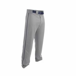 Easton Adult Rival 2 Piped Baseball Pants - Gray Navy