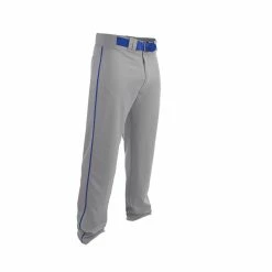 Easton Adult Rival 2 Piped Baseball Pants - Gray Royal