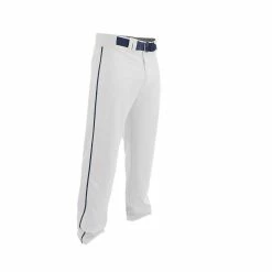 Easton Youth Rival 2 Piped Baseball Pants - White Navy