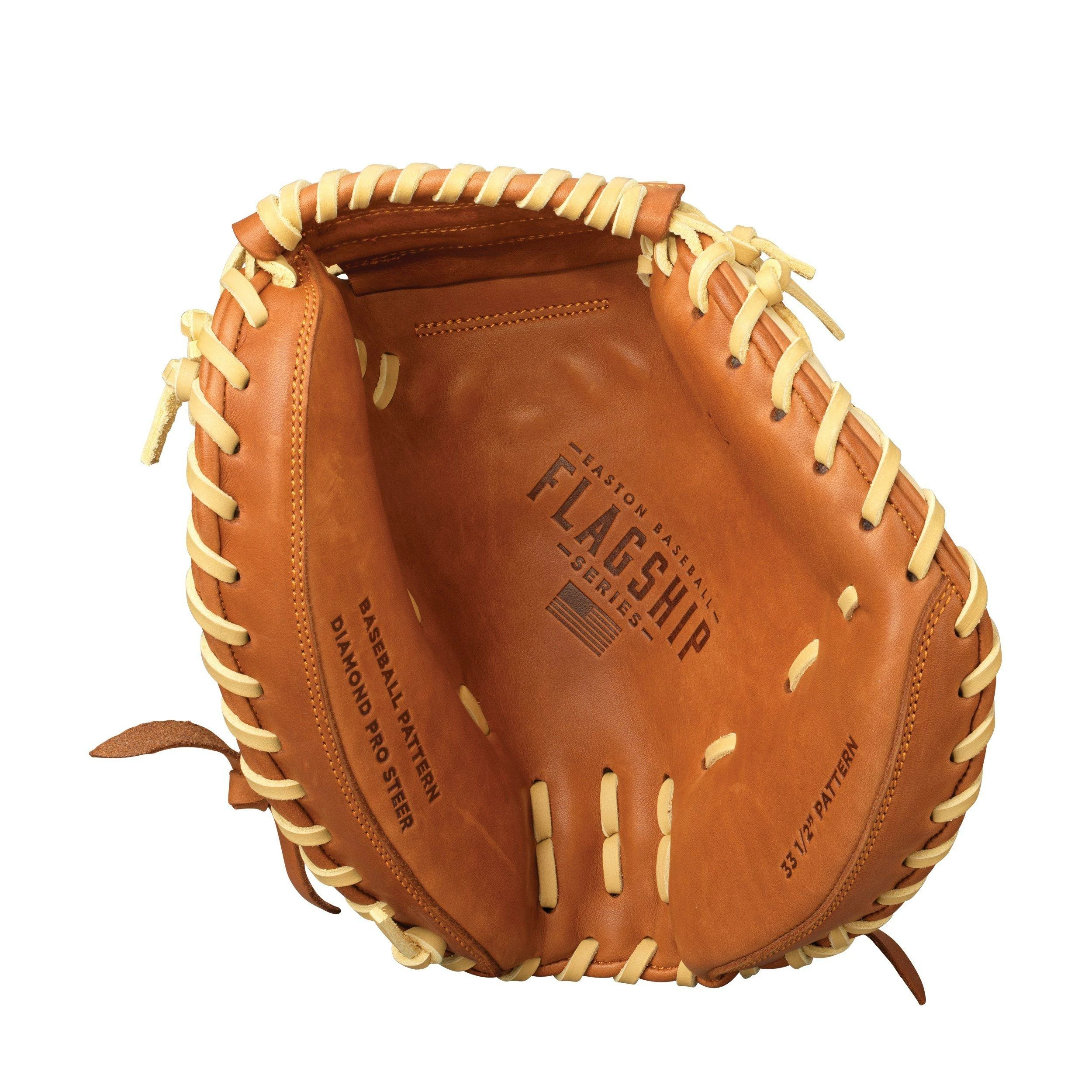 Easton 2019 Flagship FS2CM 33.50" Catcher's Mitt - Tan 4 Easton 2019 Flagship FS2CM 33.50" Catcher's Mitt - Tan - Image 2