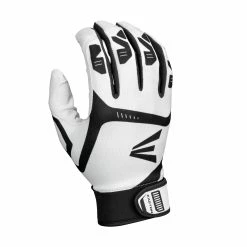 Easton Gametime Batting Gloves - White Black