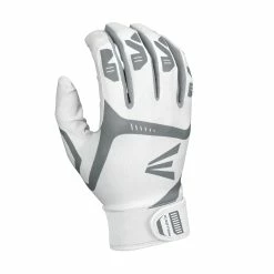 Easton Gametime Batting Youth Gloves - White White