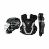 Easton Gametime X Intermediate Catcher's Set - Black Silver
