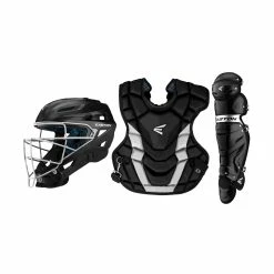 Easton Gametime X Intermediate Catcher's Set - Black Silver